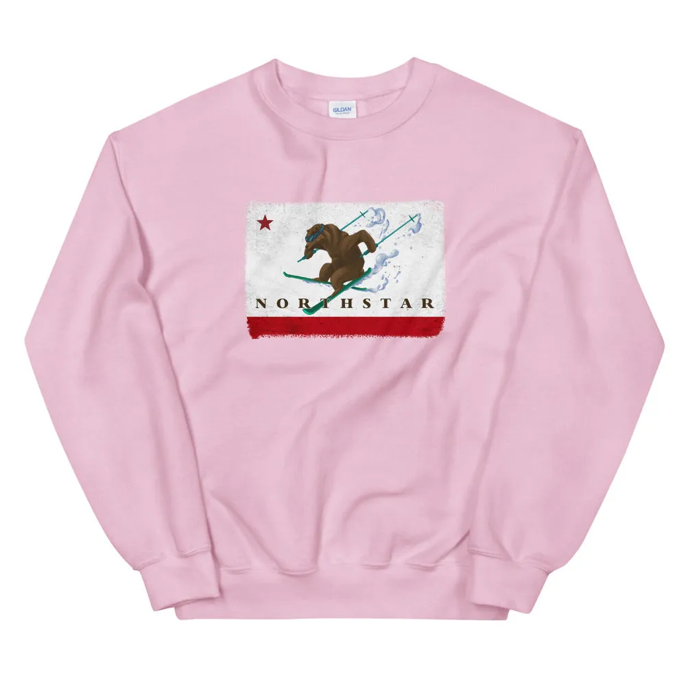 CA Grizzly Bear Skiing NorthStar Sweatshirt