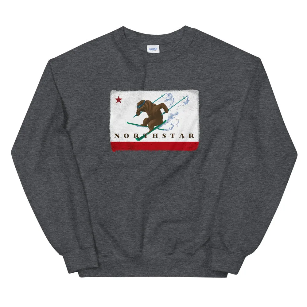CA Grizzly Bear Skiing NorthStar Sweatshirt