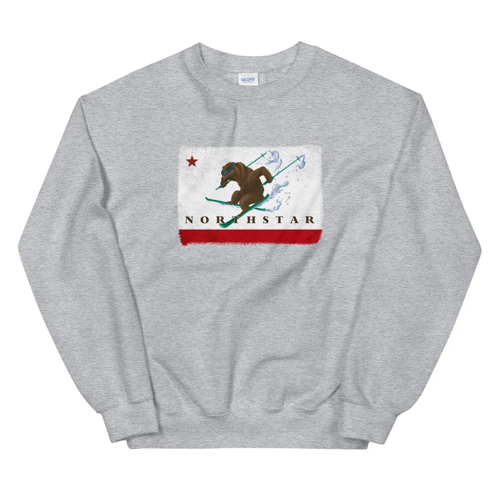 CA Grizzly Bear Skiing NorthStar Sweatshirt