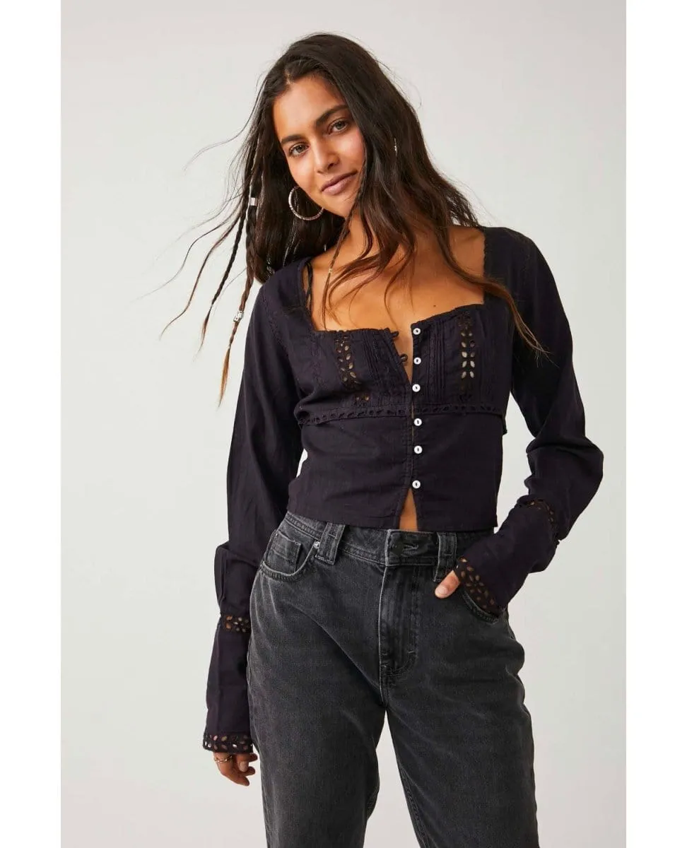 Joi Black Blouse